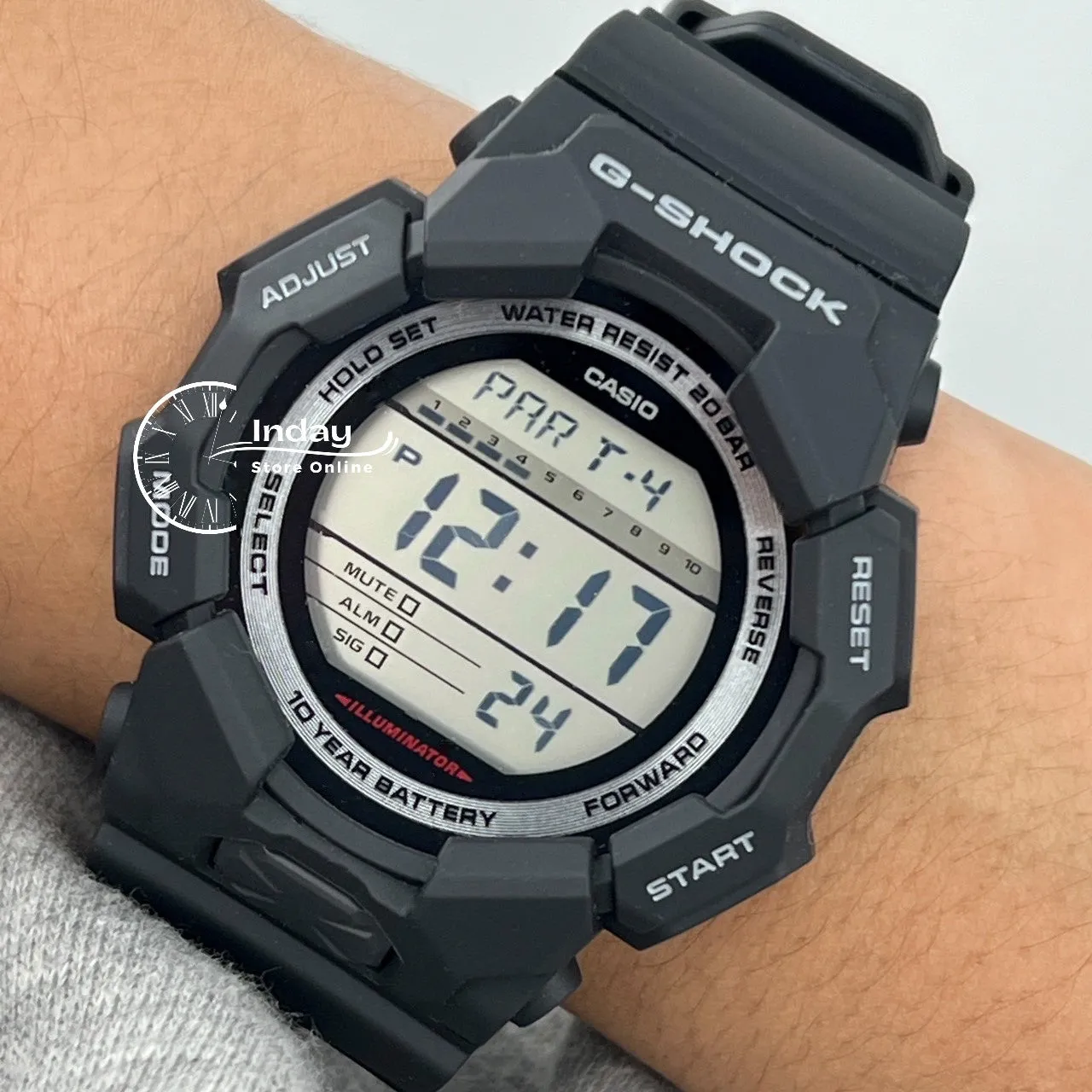 Casio G-Shock Men's Watch GD-010-1D Resin Band Shock Resistant Battery Life 10-Years