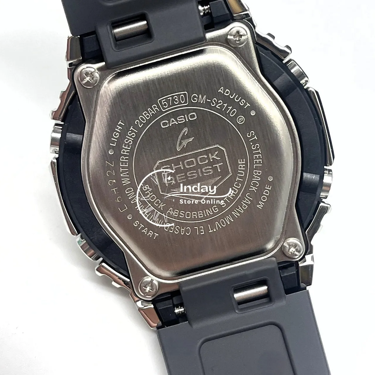 Casio G-Shock Women's Watch GM-S2110-2A Resin Band Shock Resistant Mineral Glass