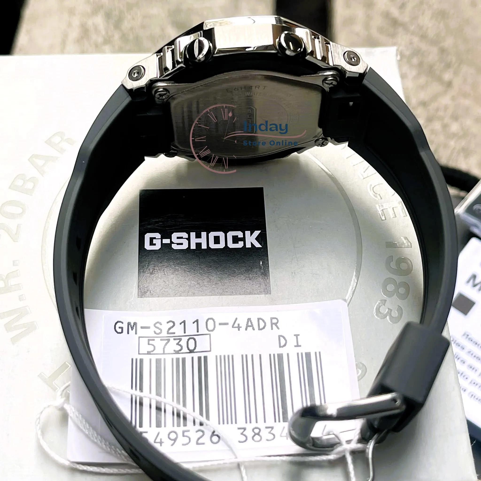Casio G-Shock Women's Watch GM-S2110-4A Resin Band Shock Resistant Mineral Glass