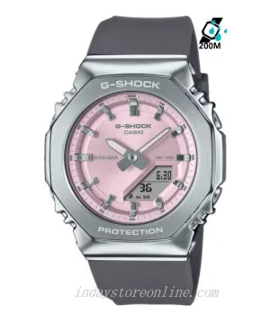 Casio G-Shock Women's Watch GM-S2110-4A Resin Band Shock Resistant Mineral Glass