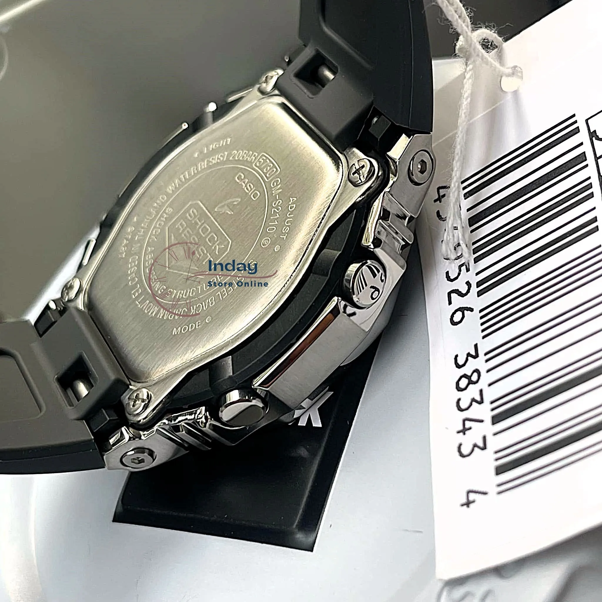 Casio G-Shock Women's Watch GM-S2110-4A Resin Band Shock Resistant Mineral Glass
