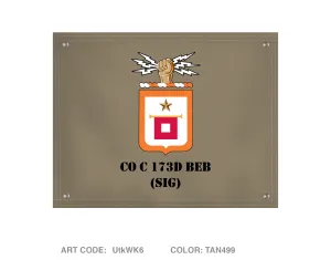 CO C 173D BEB (SIG) Banner Flag - UtkWK6