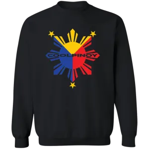 CoolPinoy Tricolor Unisex Crewneck Pullover Sweatshirt