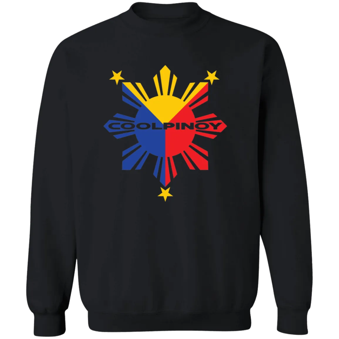 CoolPinoy Tricolor Unisex Crewneck Pullover Sweatshirt