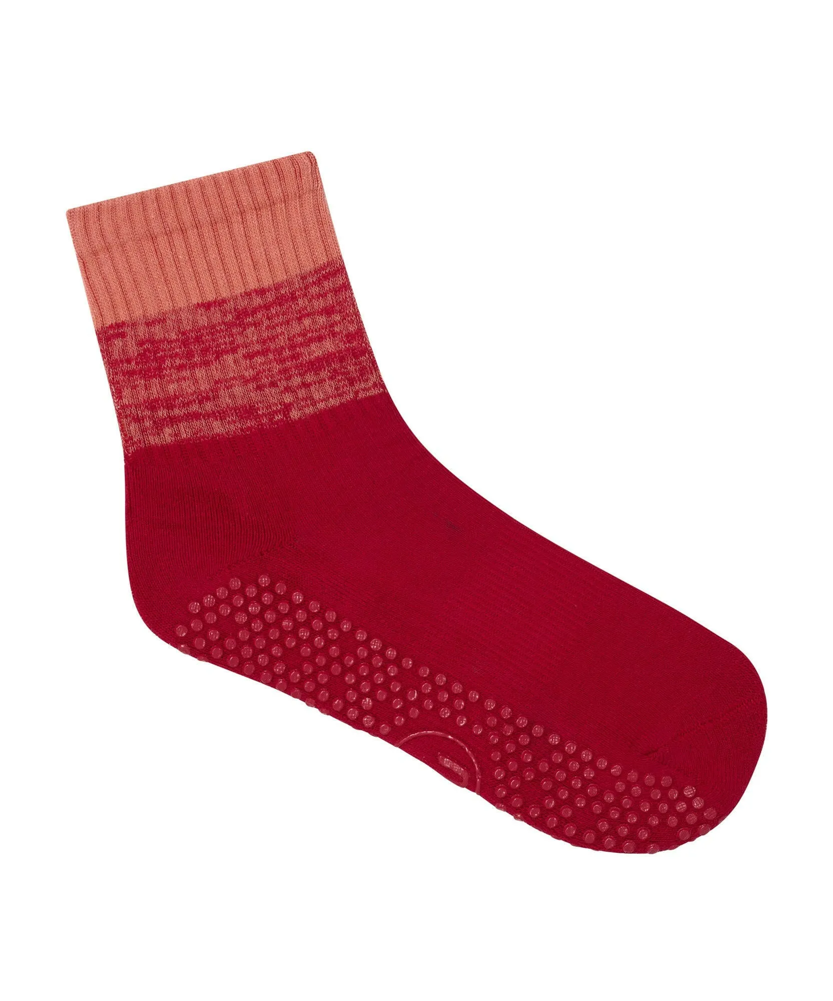 Crew Non Slip Grip Socks - Fade Banksia