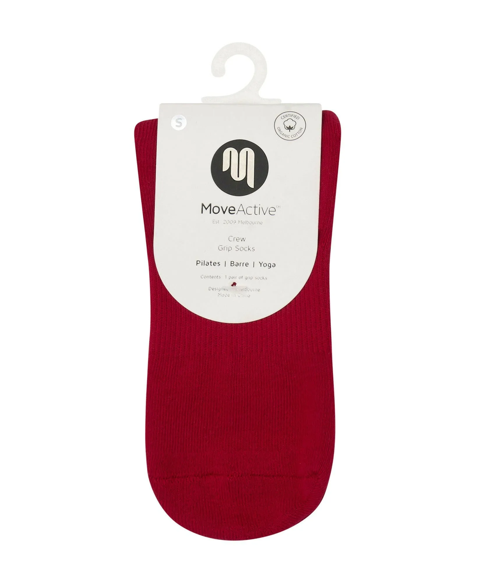 Crew Non Slip Grip Socks - Fade Banksia