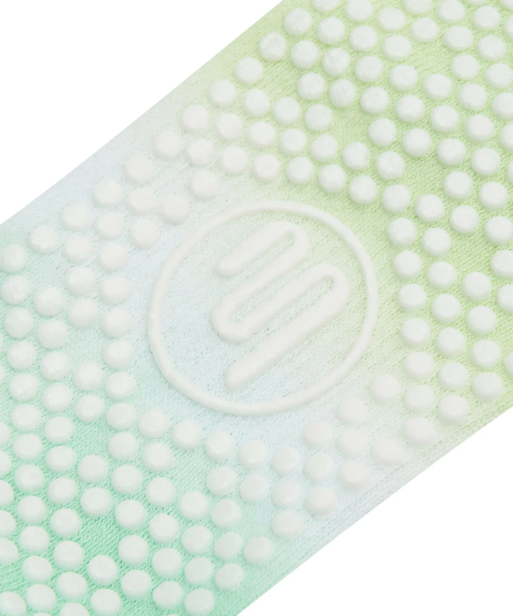 Crew Non Slip Grip Socks - Miami Green Ombre