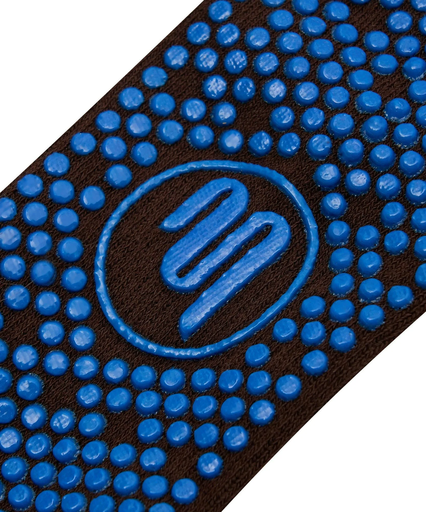 Crew Non Slip Grip Socks - Mocha Strokes