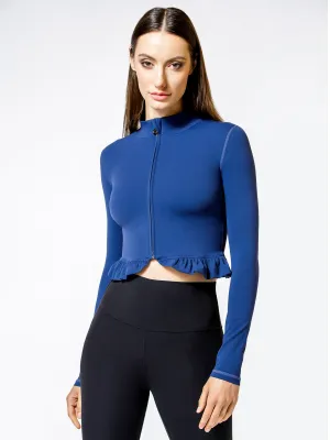 CROPPED RUFFLES JACKET