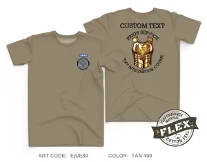 CUSTOM Prior Service Army Integration Course Core Men's SS Flex Performance Tee - EjUE89