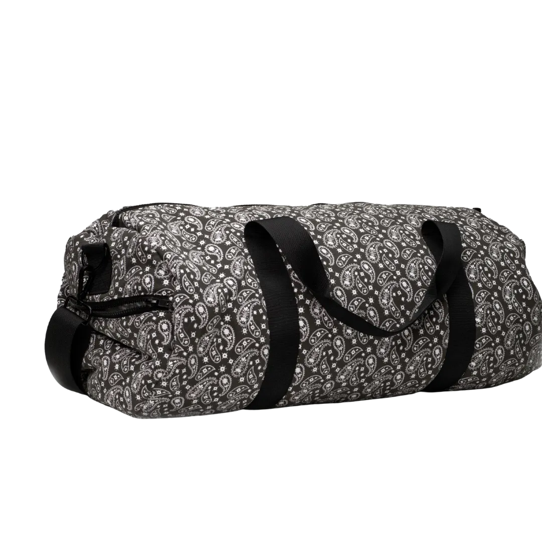 Dark Paisley Duffle Bag