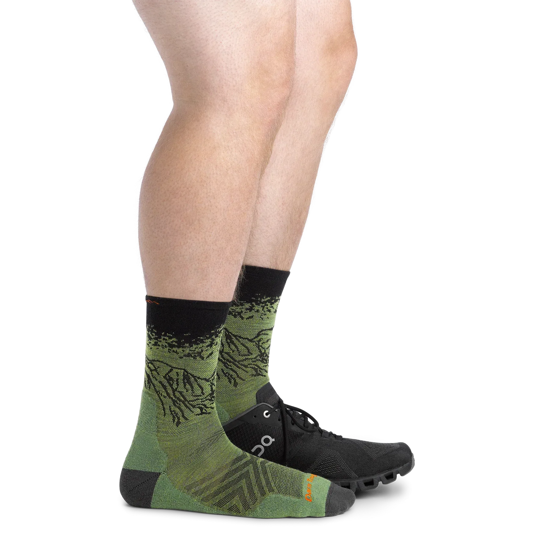 Darn Tough Men's Vert Micro Crew Ultra-Lightweight Running Sock With Cusion