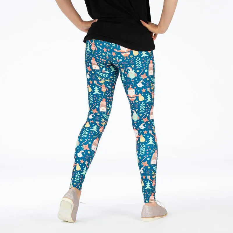 Deck the Halls Deluxe Kids Leggings