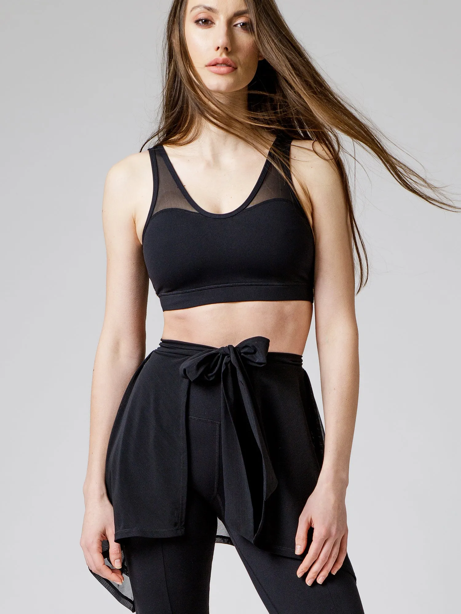 DEMURE MESH BRA
