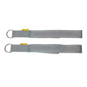 Double Loop Pilates Straps (Grey)