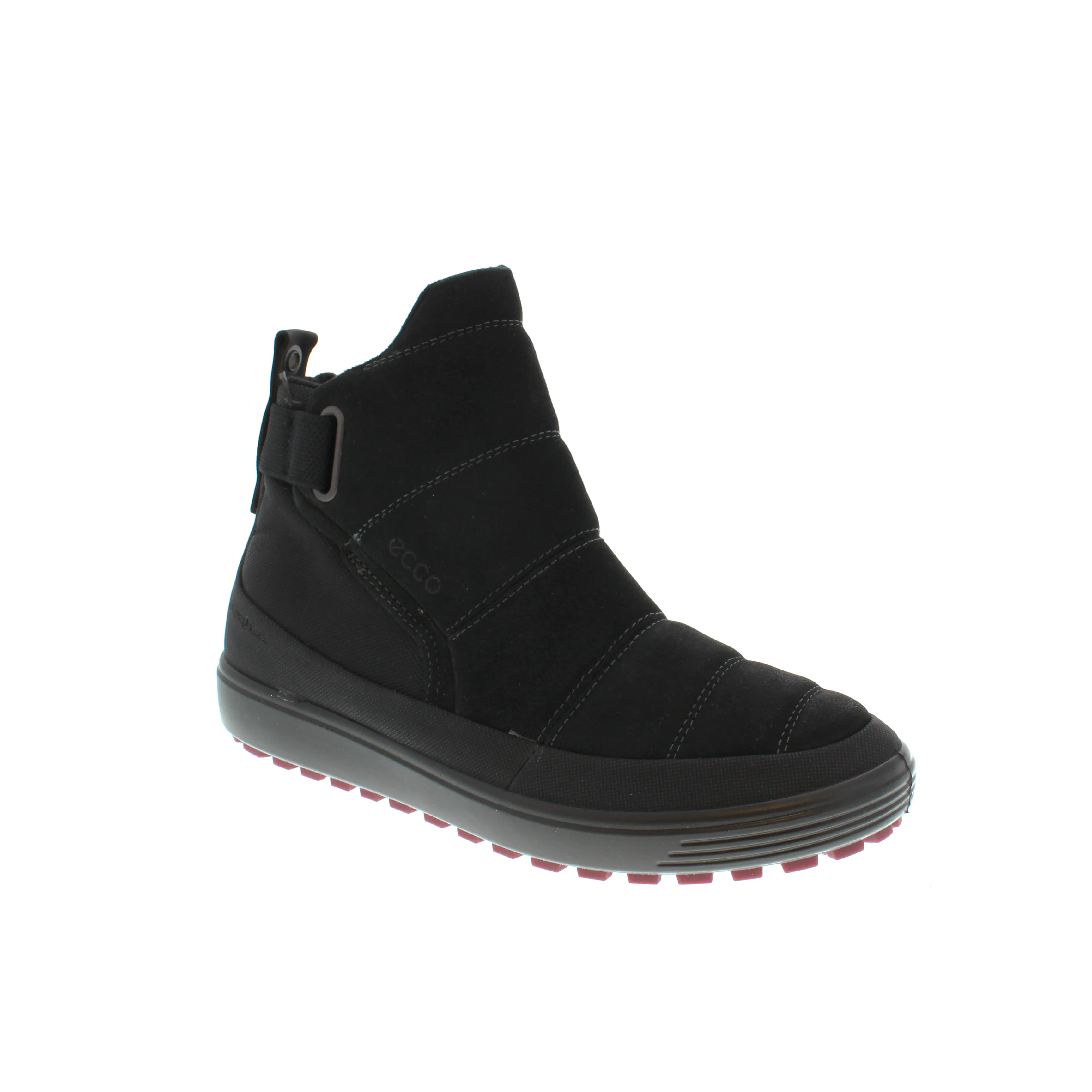 Ecco Soft 7 Tred Mid Zip Boot - Black