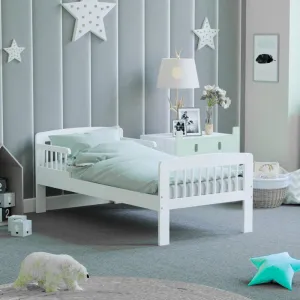 Eco-conscious Solid Pine Wooden Toddler Bed | Beds for Toddlers | Kids Single Bed