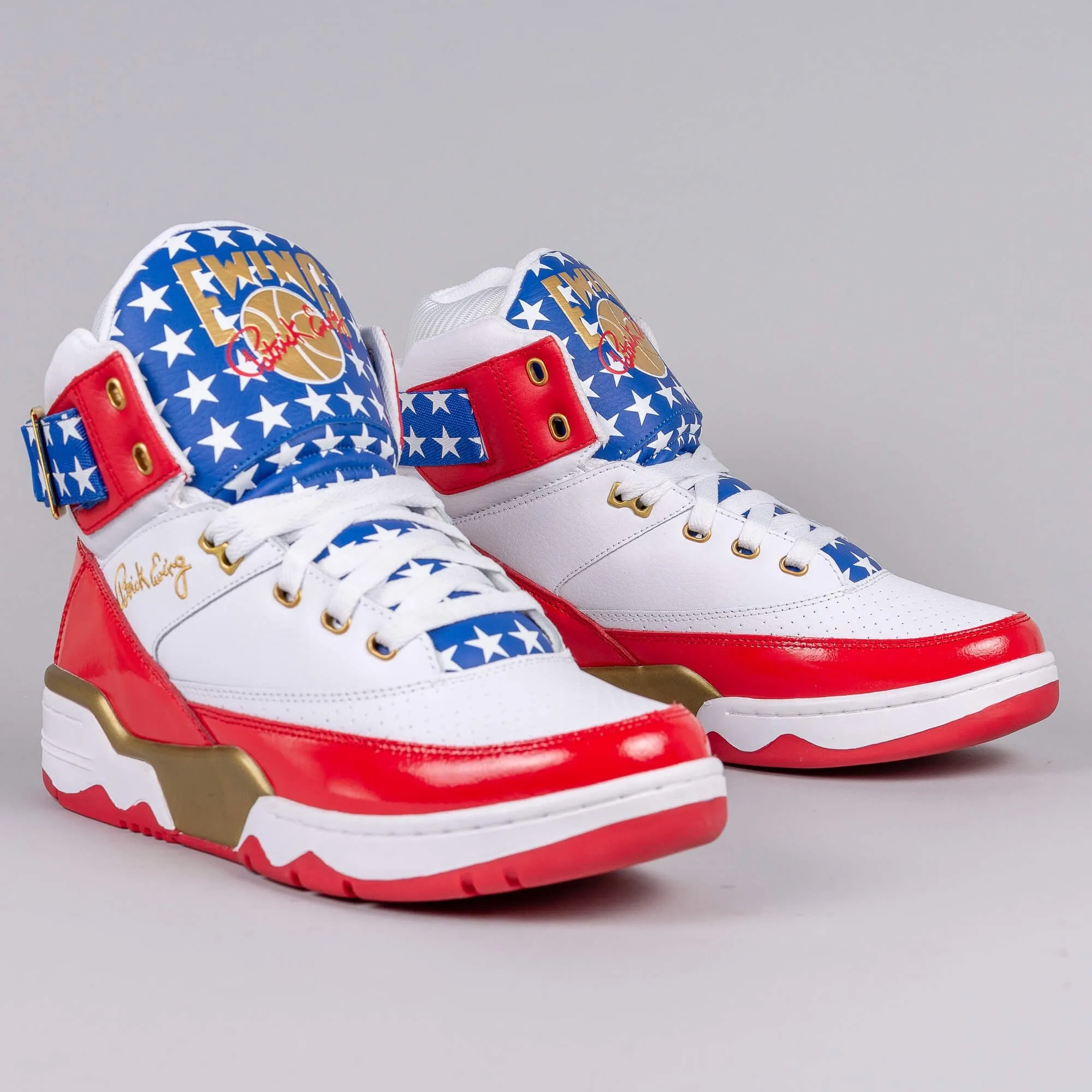EWING ATHLETICS 33 HI USA -WHITE/BLUE/GOLD - 4th of July