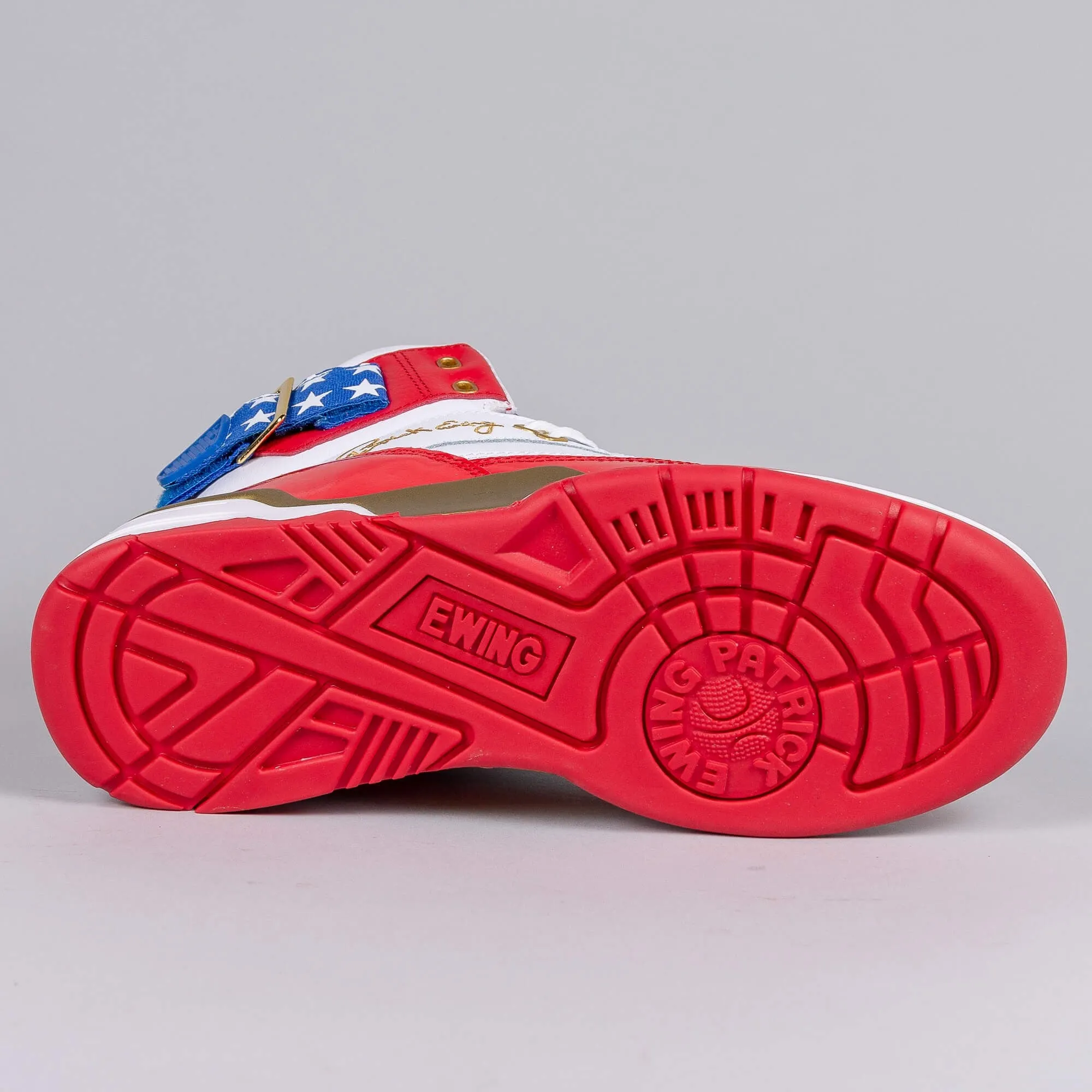 EWING ATHLETICS 33 HI USA -WHITE/BLUE/GOLD - 4th of July