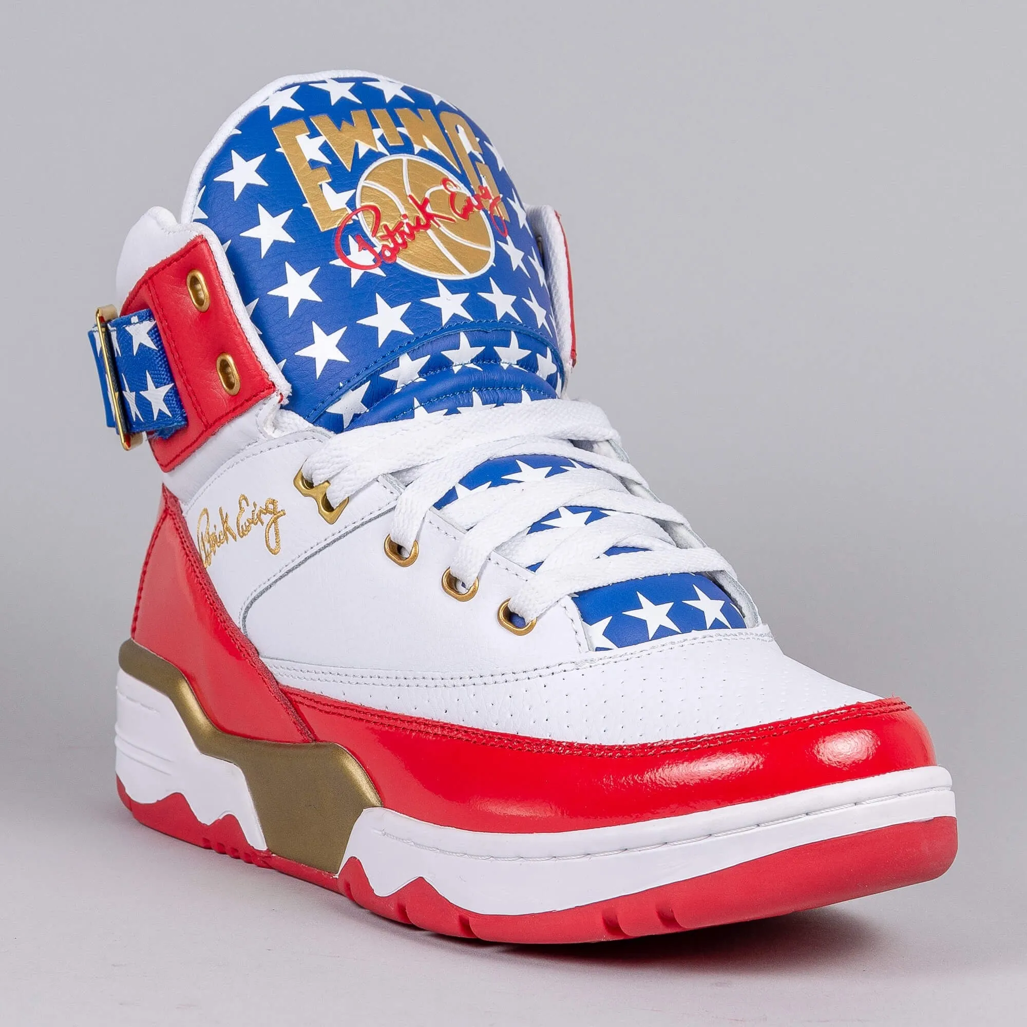 EWING ATHLETICS 33 HI USA -WHITE/BLUE/GOLD - 4th of July