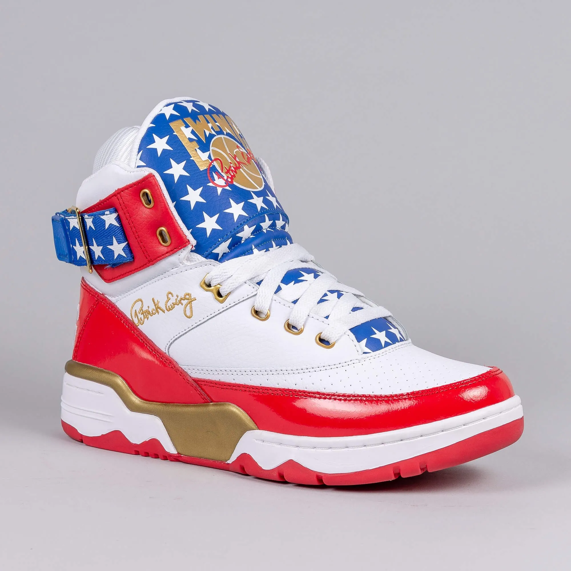 EWING ATHLETICS 33 HI USA -WHITE/BLUE/GOLD - 4th of July