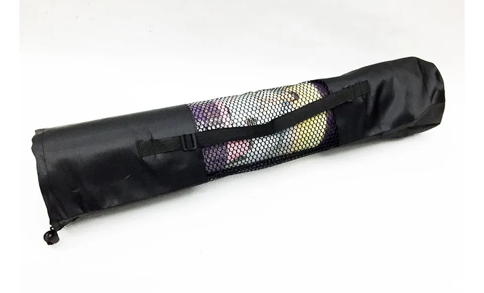 Extra Long Double Sided Exercise Yoga Mat w/ Carrying Bag