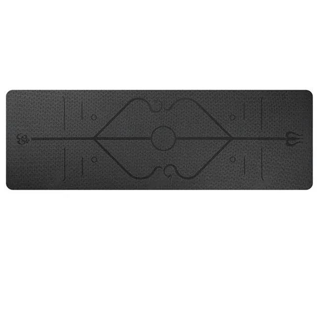 Extra Long Double Sided Exercise Yoga Mat w/ Carrying Bag