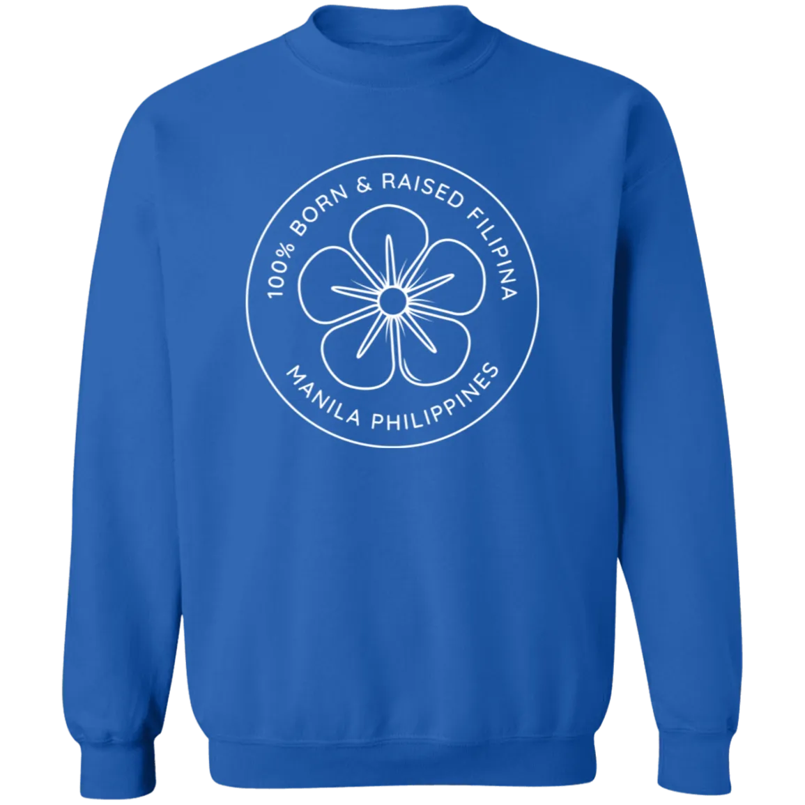 Filipina Flower Unisex Crewneck Pullover Sweatshirt
