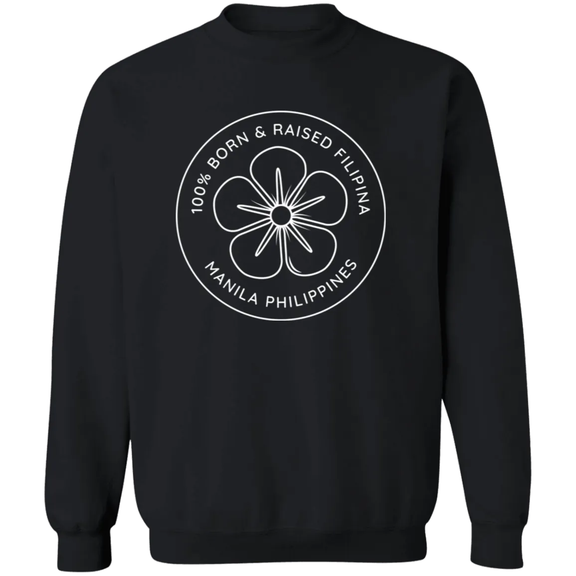 Filipina Flower Unisex Crewneck Pullover Sweatshirt