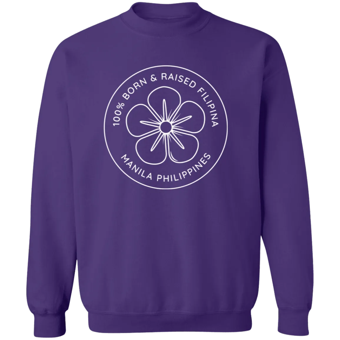 Filipina Flower Unisex Crewneck Pullover Sweatshirt
