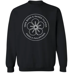 Filipina Flower Unisex Crewneck Pullover Sweatshirt