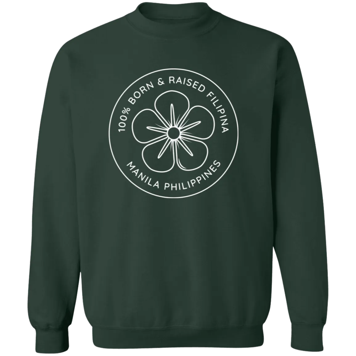 Filipina Flower Unisex Crewneck Pullover Sweatshirt
