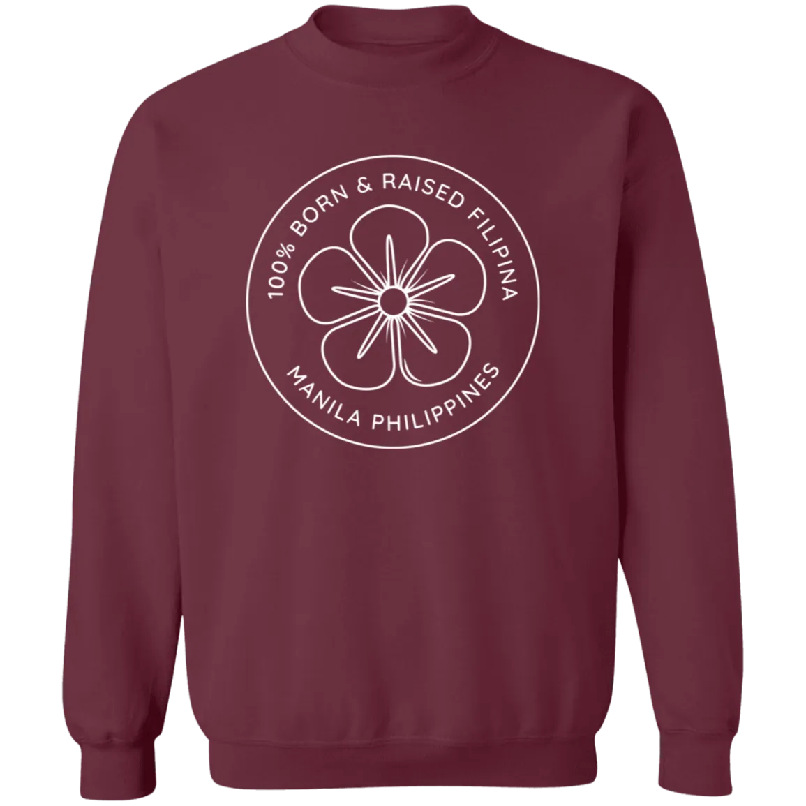 Filipina Flower Unisex Crewneck Pullover Sweatshirt