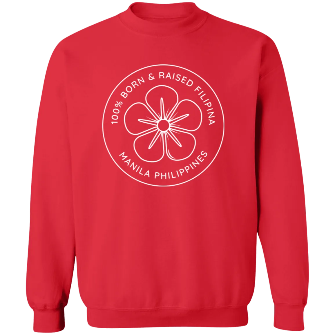 Filipina Flower Unisex Crewneck Pullover Sweatshirt