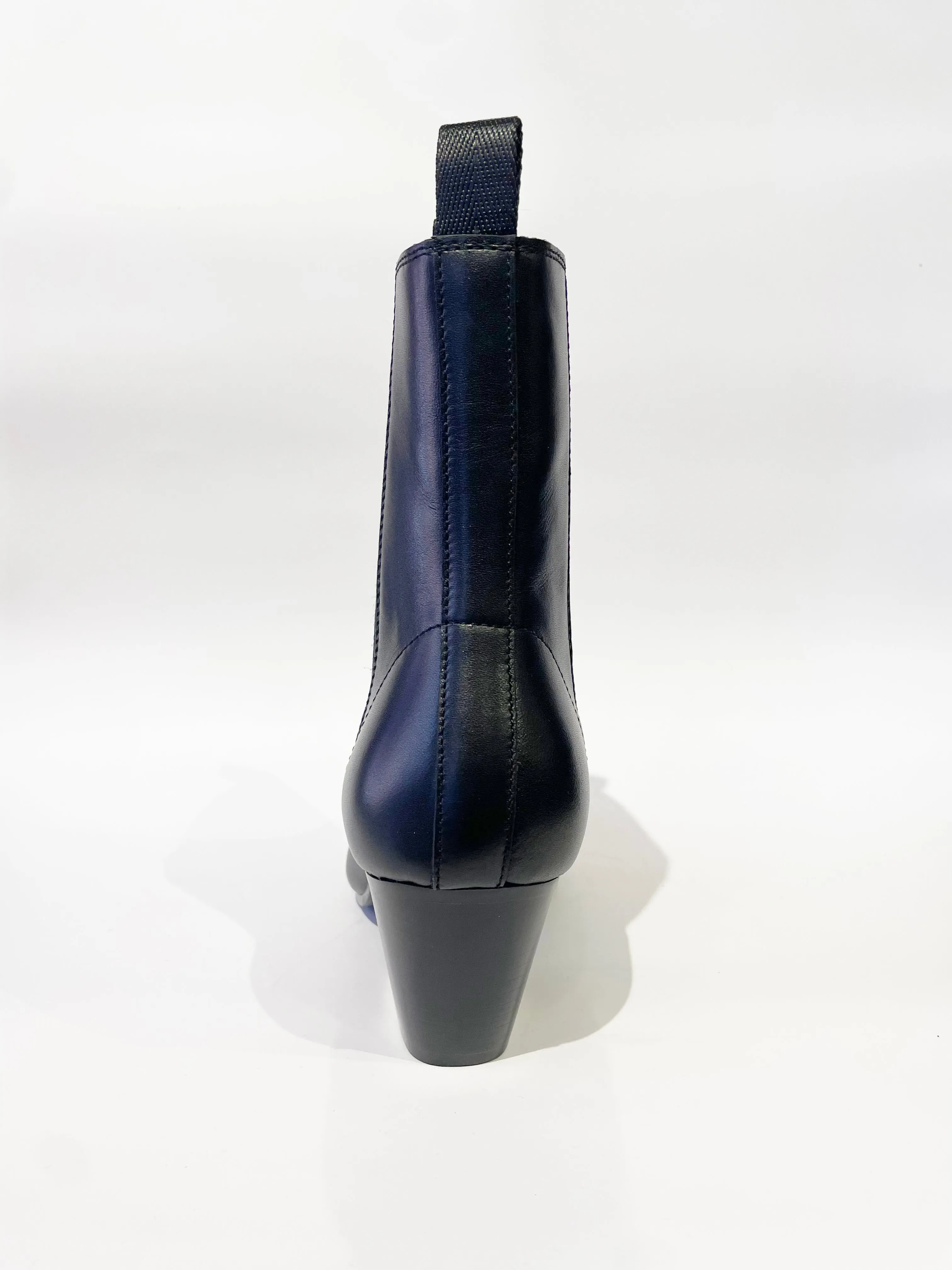 FRED BEATLE BOOT BLACK LEATHER
