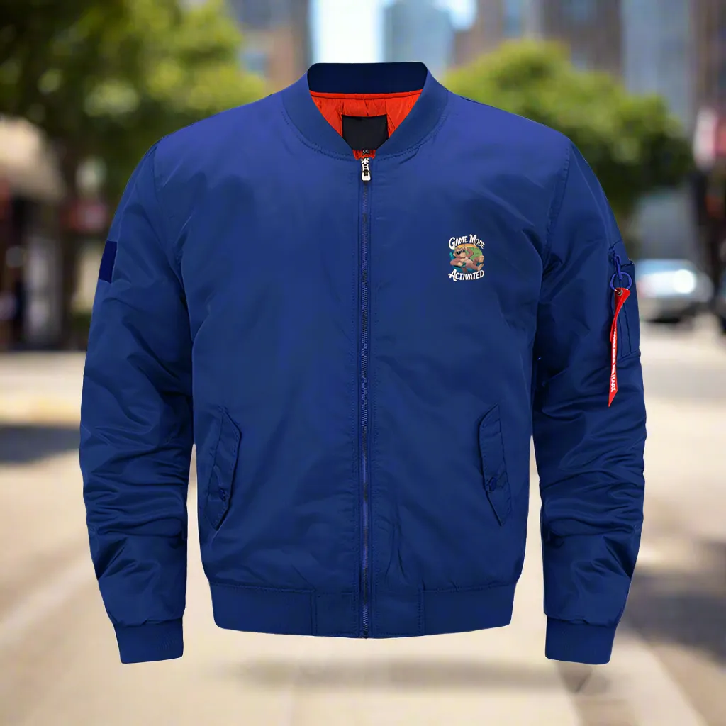 Game Mode Activated Unisex Bomber Jacket Winter Coat