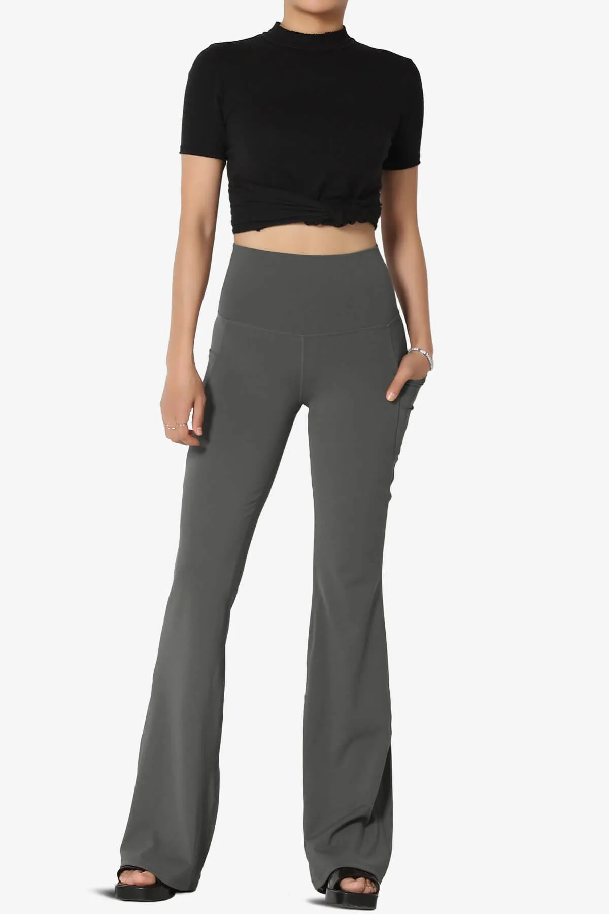 Gemma Athletic Pocket Flare Yoga Pants