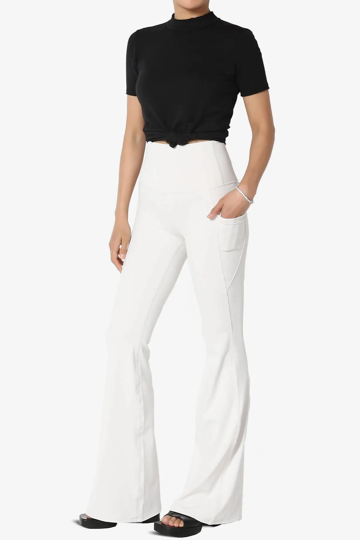Gemma Athletic Pocket Flare Yoga Pants