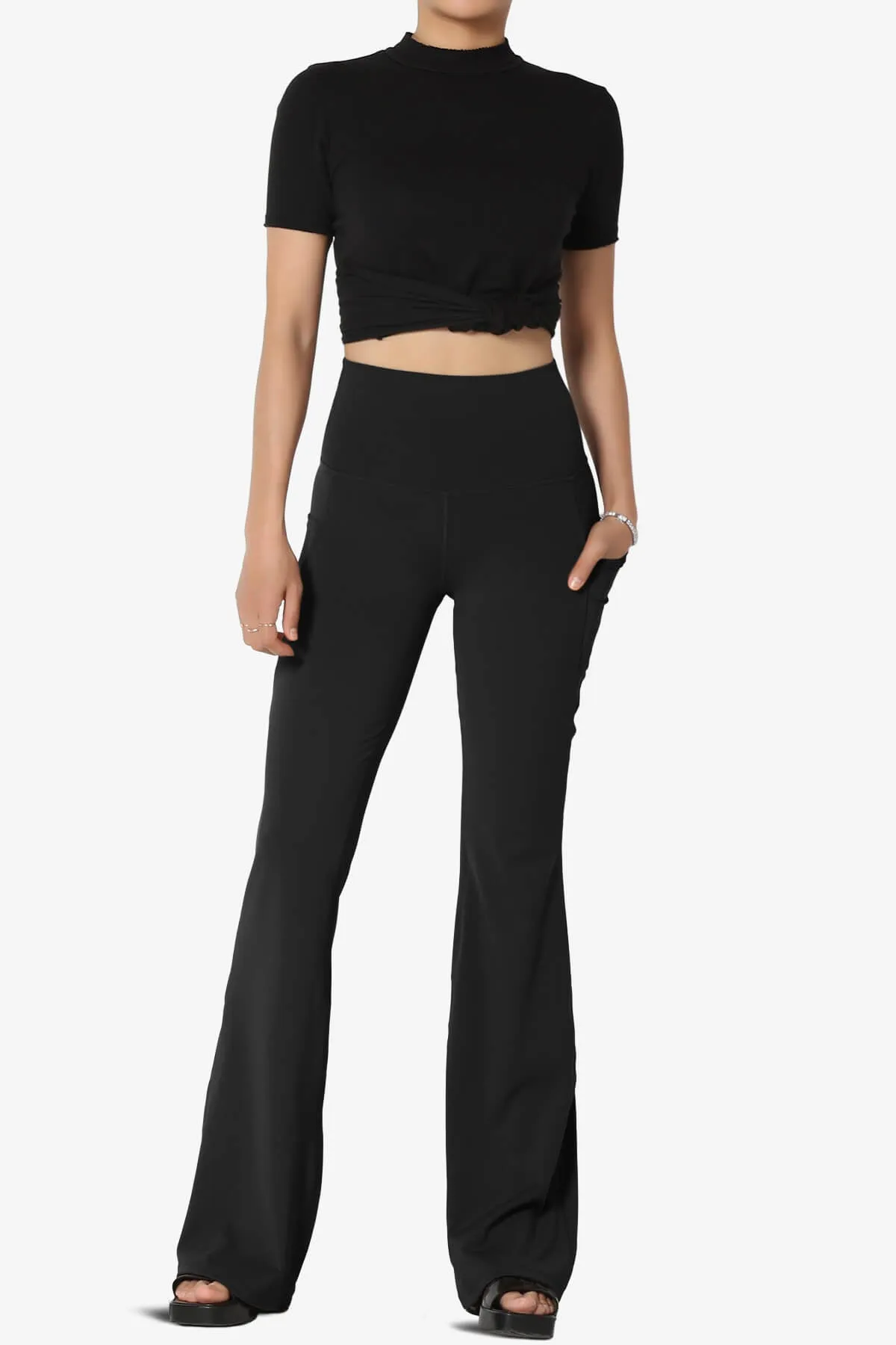 Gemma Athletic Pocket Flare Yoga Pants