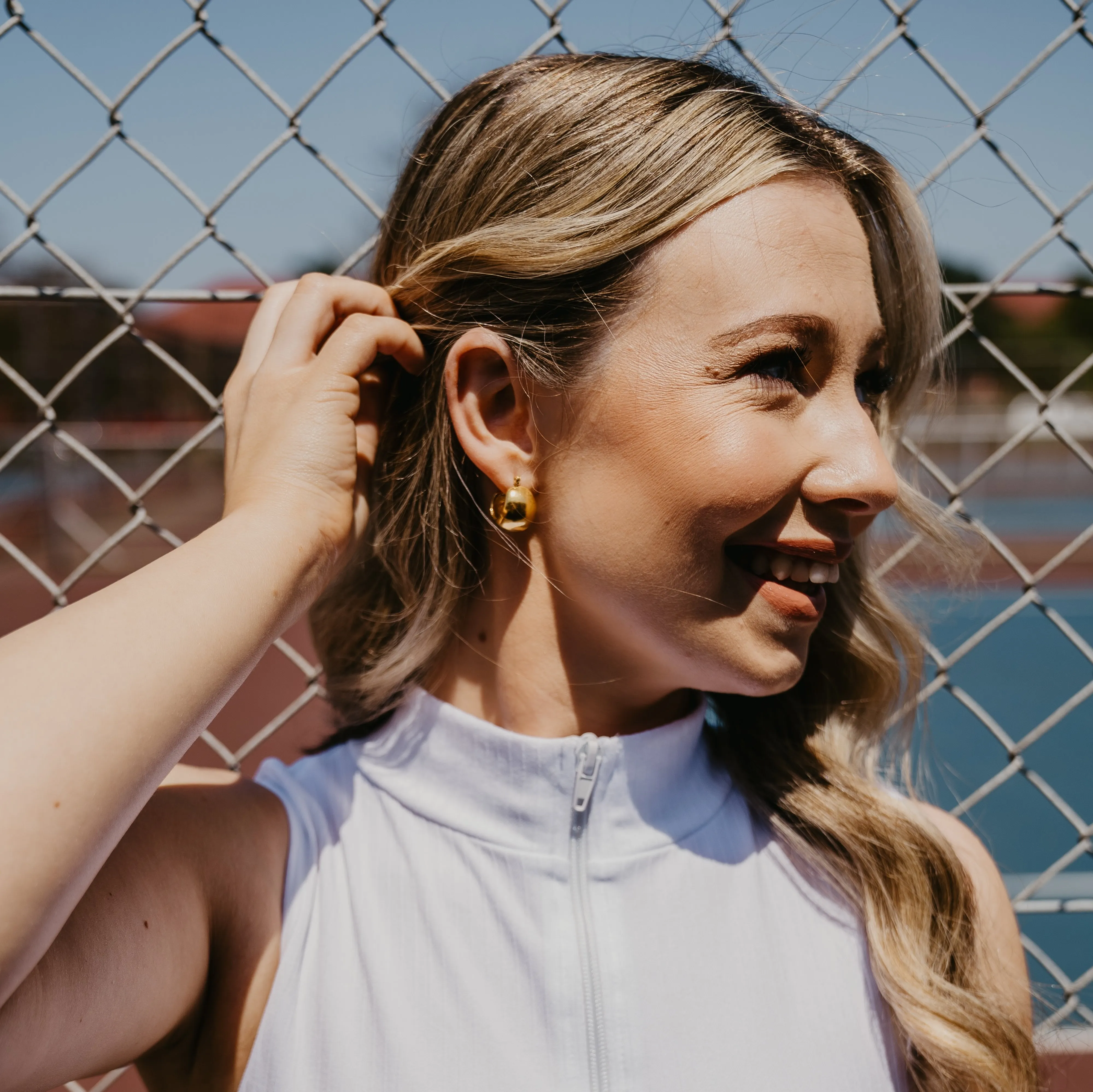Gigi Lightweight Hoops - Water & Tarnish Proof