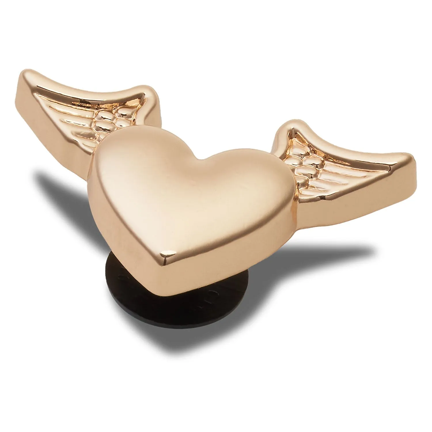 Gold Heart with Wings Jibbitz