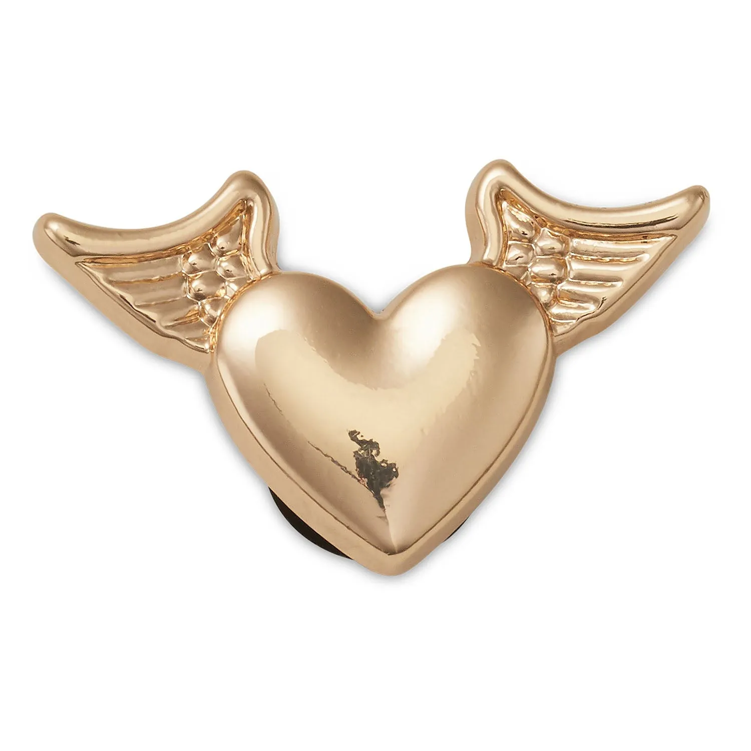 Gold Heart with Wings Jibbitz