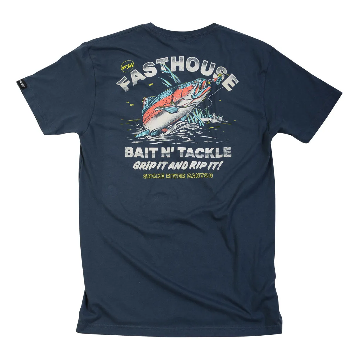 Gone Fishin Tee - Indigo