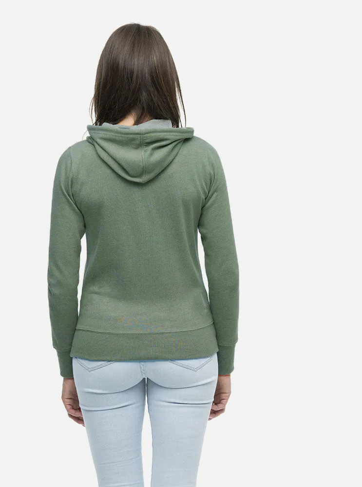 Heathered Fleece Full-Zip Hoody, EC4580
