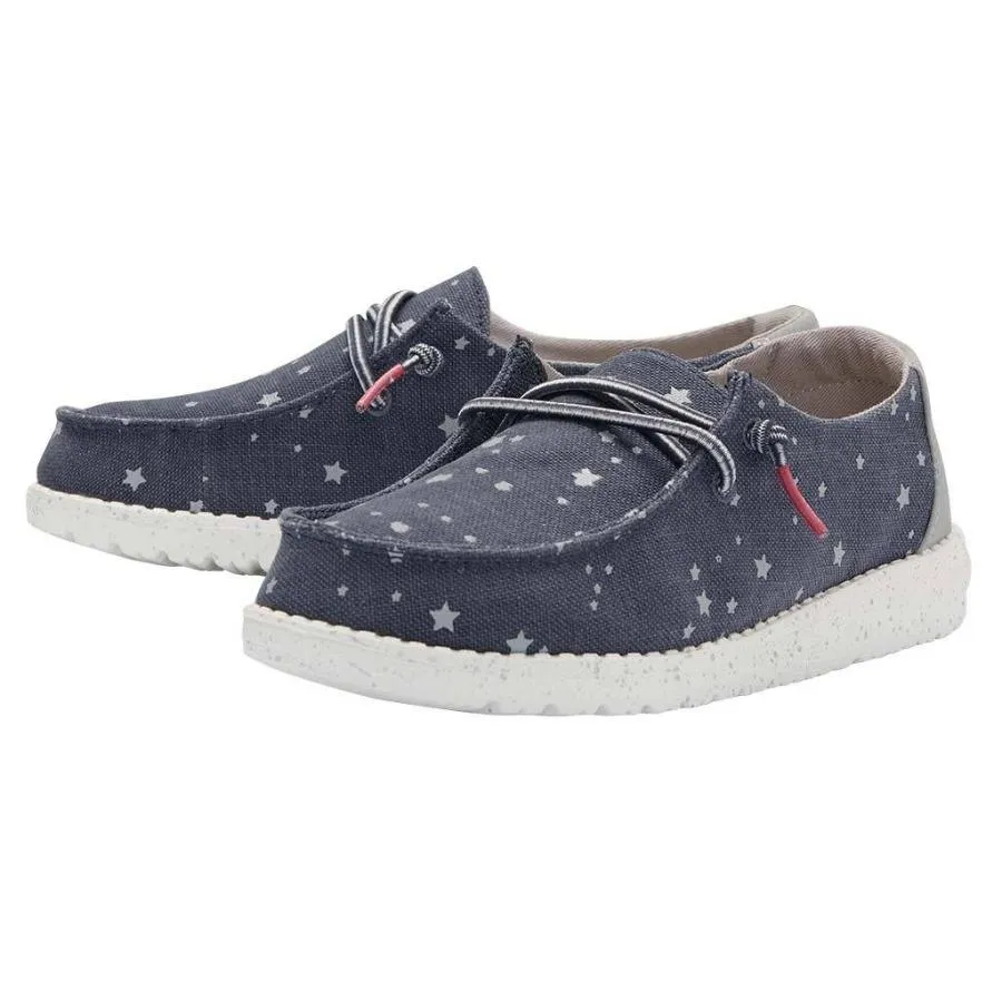 HeyDude Wally Kids Cat Eye Navy