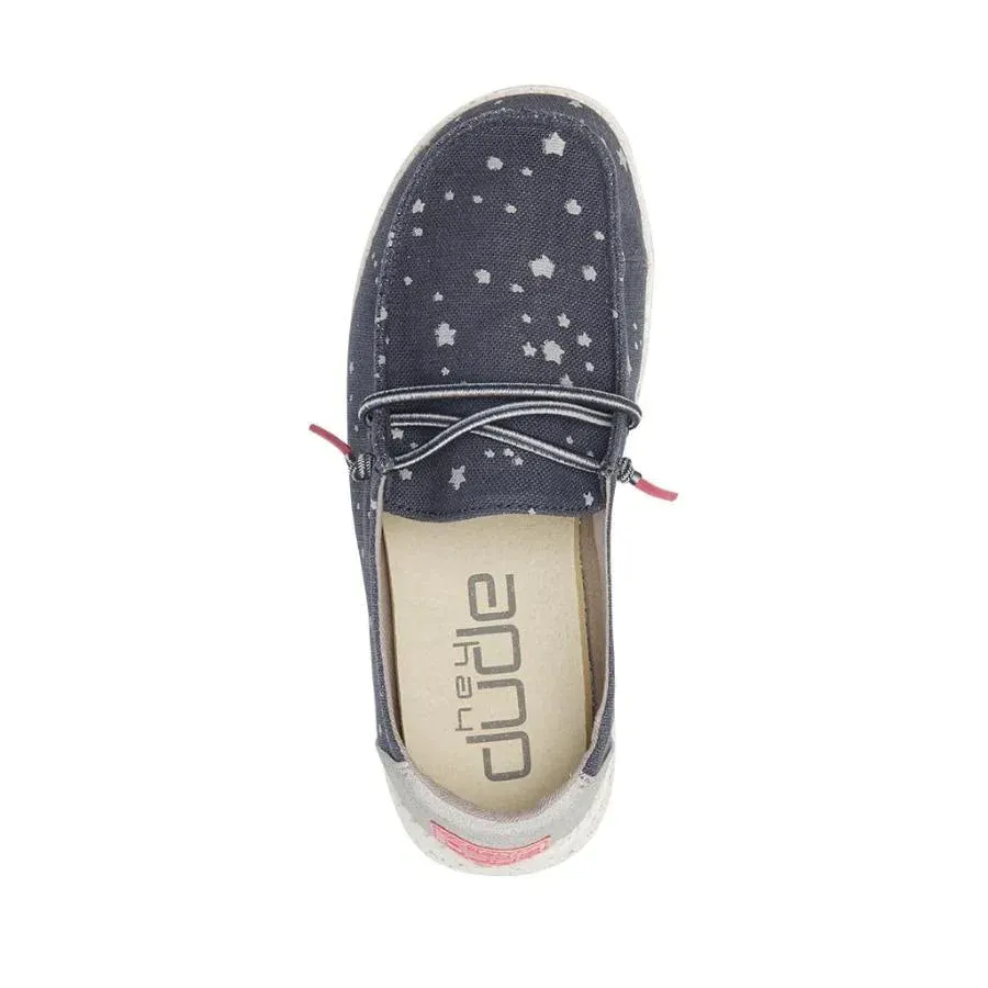 HeyDude Wally Kids Cat Eye Navy