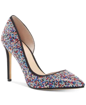 INC International Concepts Kenjay d'Orsay Pumps Shoes Multi Pixel Blue 7.5M