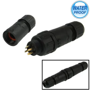 IP68 Shielded 5 Pin M14 Waterproof Connector, Cable Diameter: 2.5-7.5mm   Lead Time: 1~3 Days.