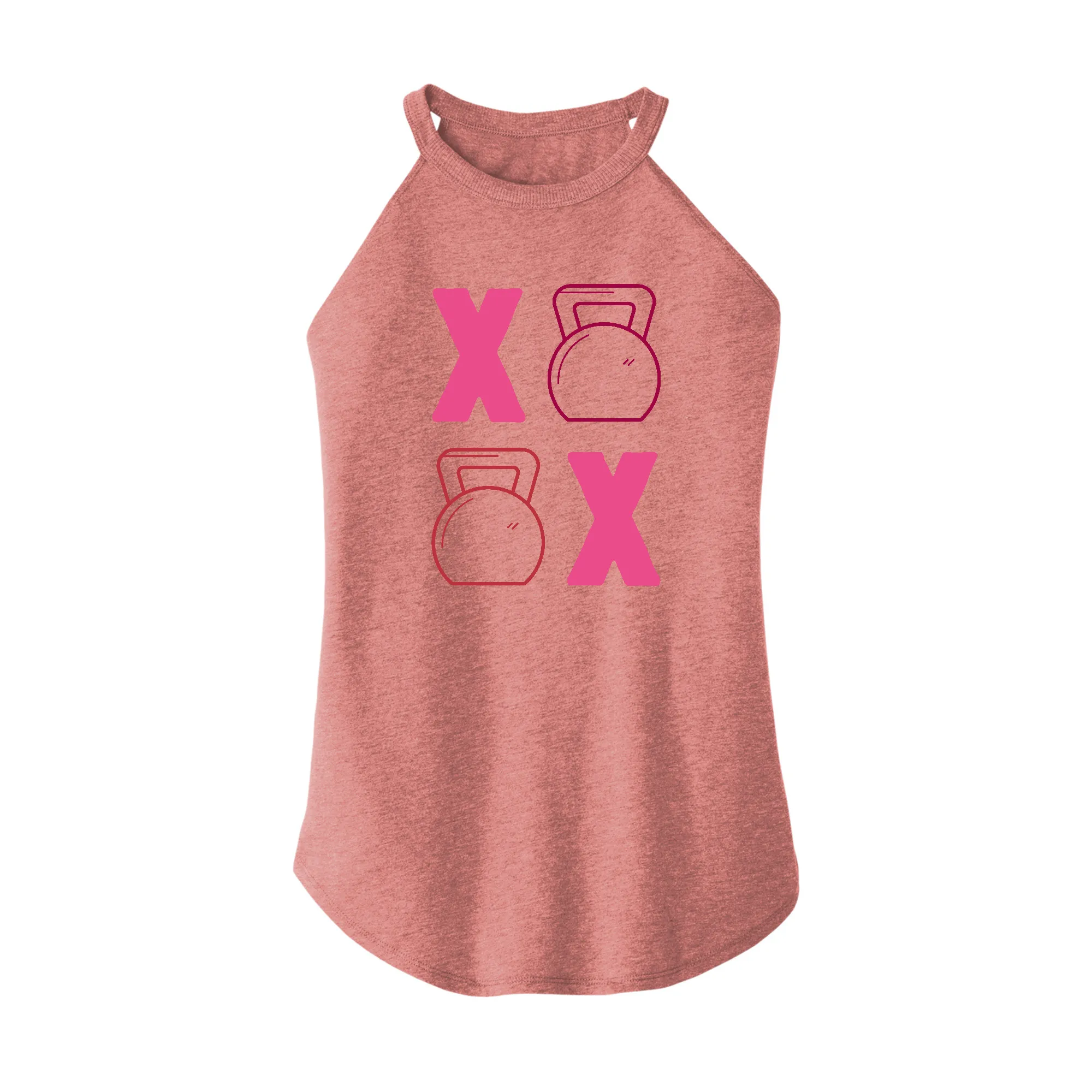 KettleBell Kisses Rocker Tank Top