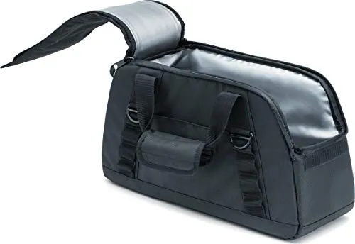 Kuryakyn 5202 Insulated Motorcycle Saddlebag Cooler Bag with Bottle Opener: Holds 18 Cans or 12 Bottles, Black, Pack of 1